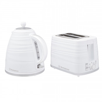 WHKTPK07W Westinghouse Toaster & Kettle Pack